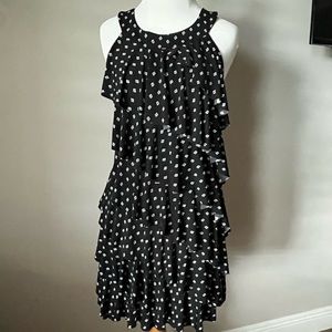 WHBM Layered Ruffle Dress